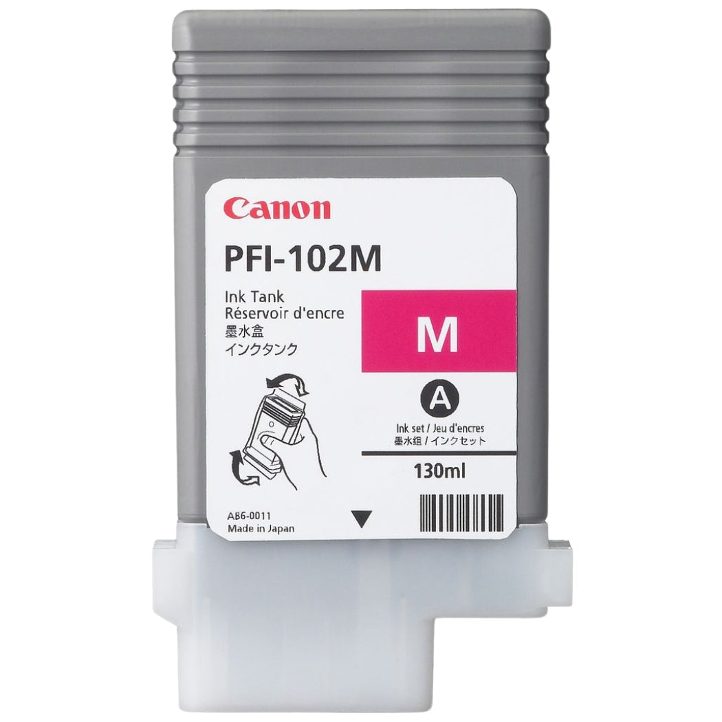 New, Pre-Owned - Canon PFI-102 130mL Magenta Ink Cartridge