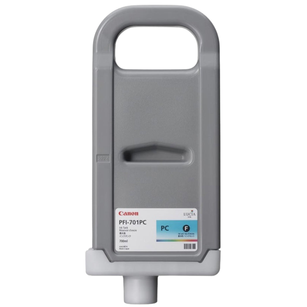 New, Pre-Owned - Canon PFI-701 Photo Cyan Standard Yield Ink Cartridge (0904B001AA)