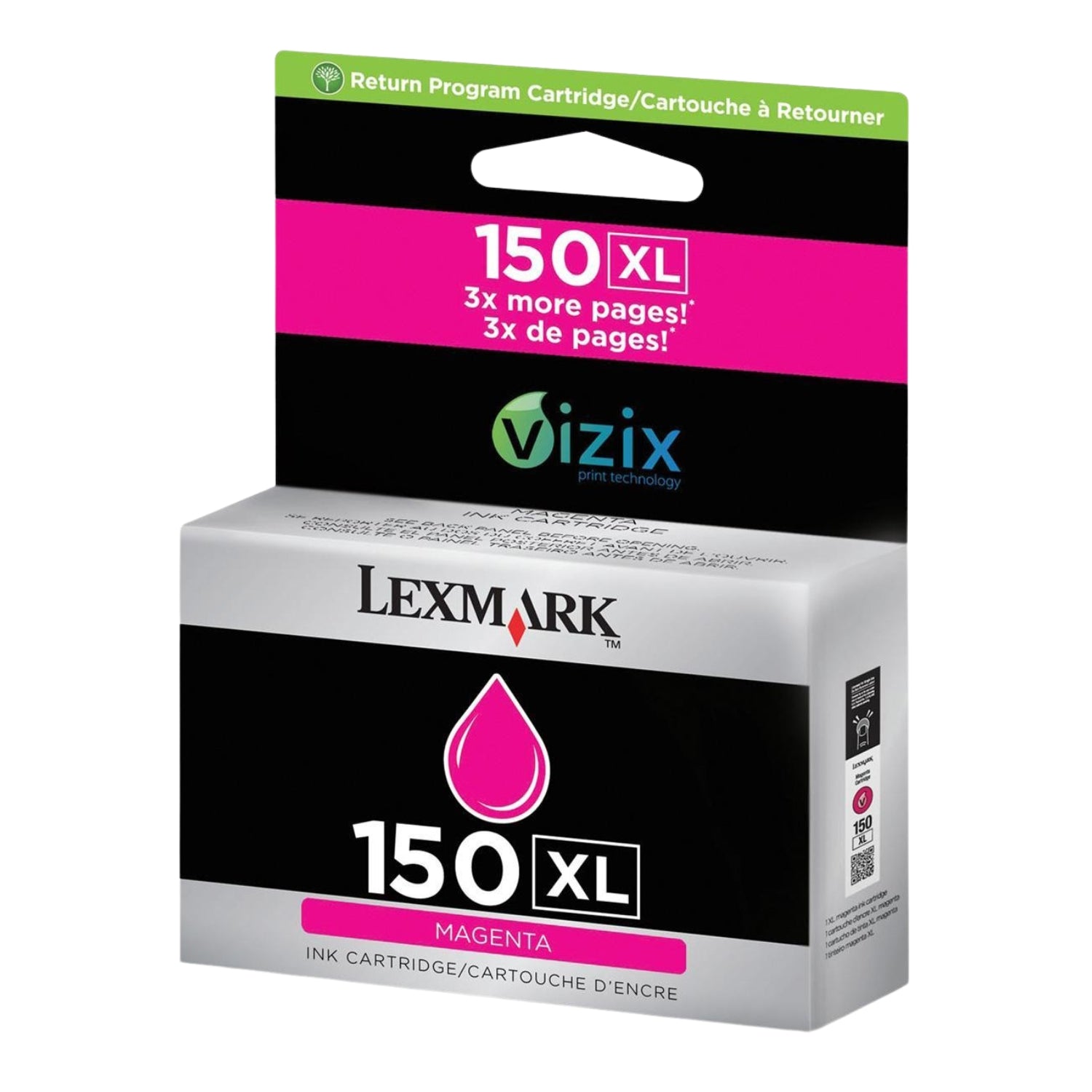 New, Pre-Owned - Lexmark #150XL Magenta Ink Cartridge