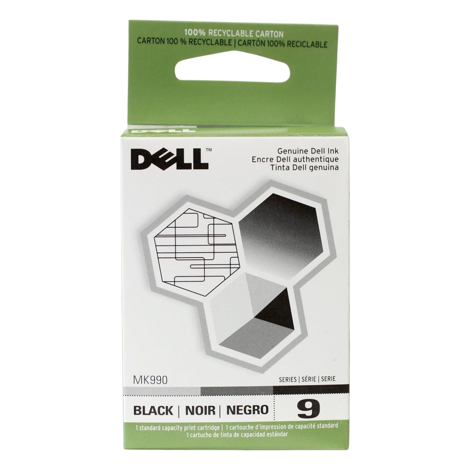 New, Pre-Owned - Dell Series 9 MK992 Black Ink Cartridge