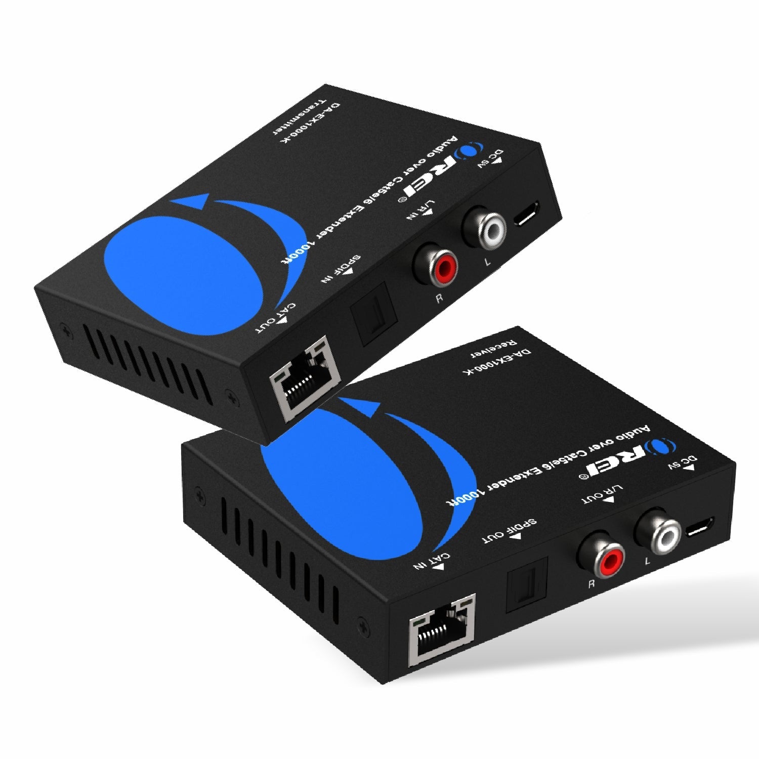 S/PDIF & L/R Audio Extender - 1000ft (cat6)-DA-EX1000-K