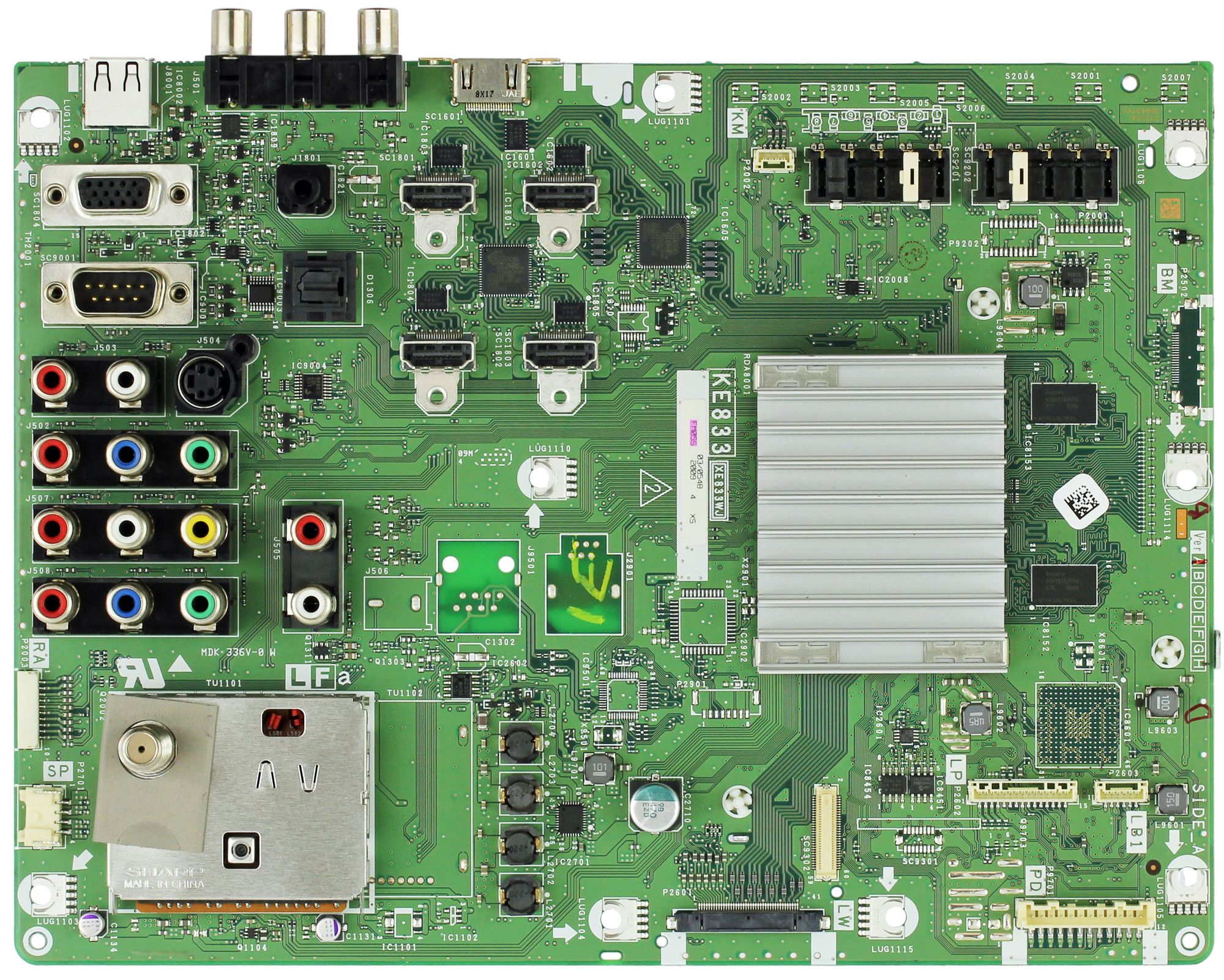 Sharp DUNTKE833FM05 (KE833, XE833WJ) Main Board
