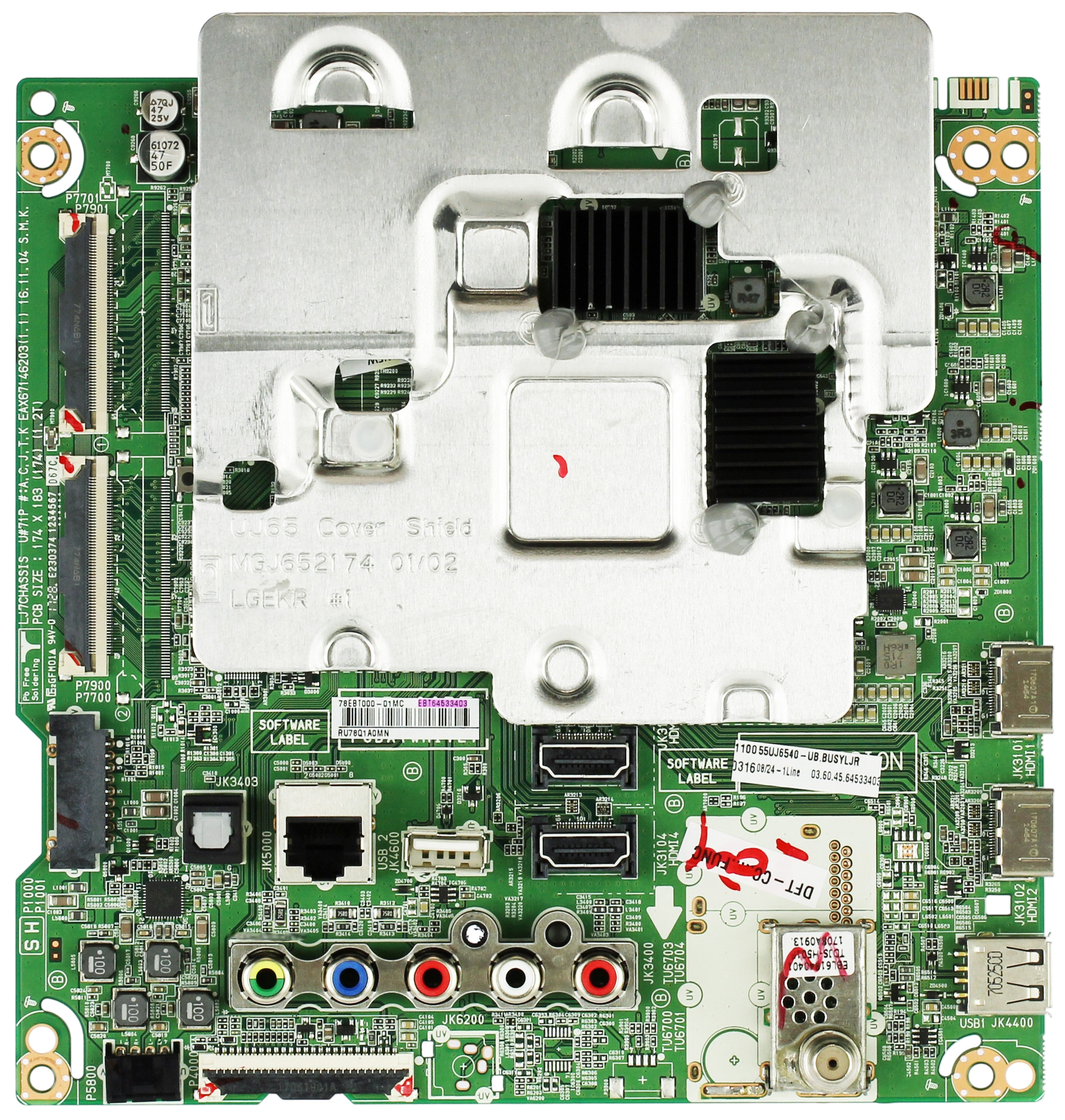 LG EBT64533403 (EAX67146203(1.1)) Main Board for 55UJ6540-UB.BUSYLJR