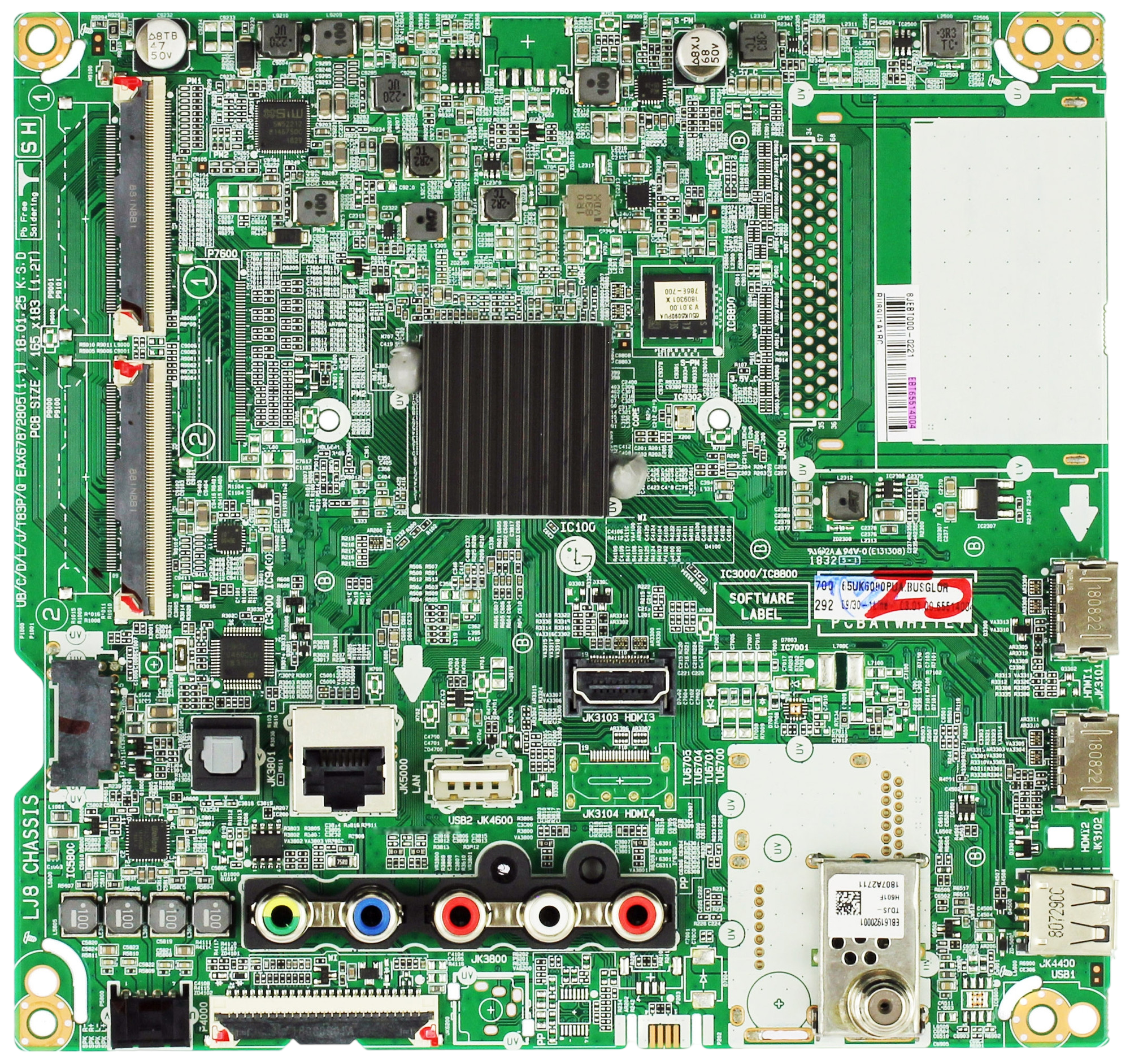 LG EBT65514004 Main Board for 65UK6090PUA.BUSGLOR