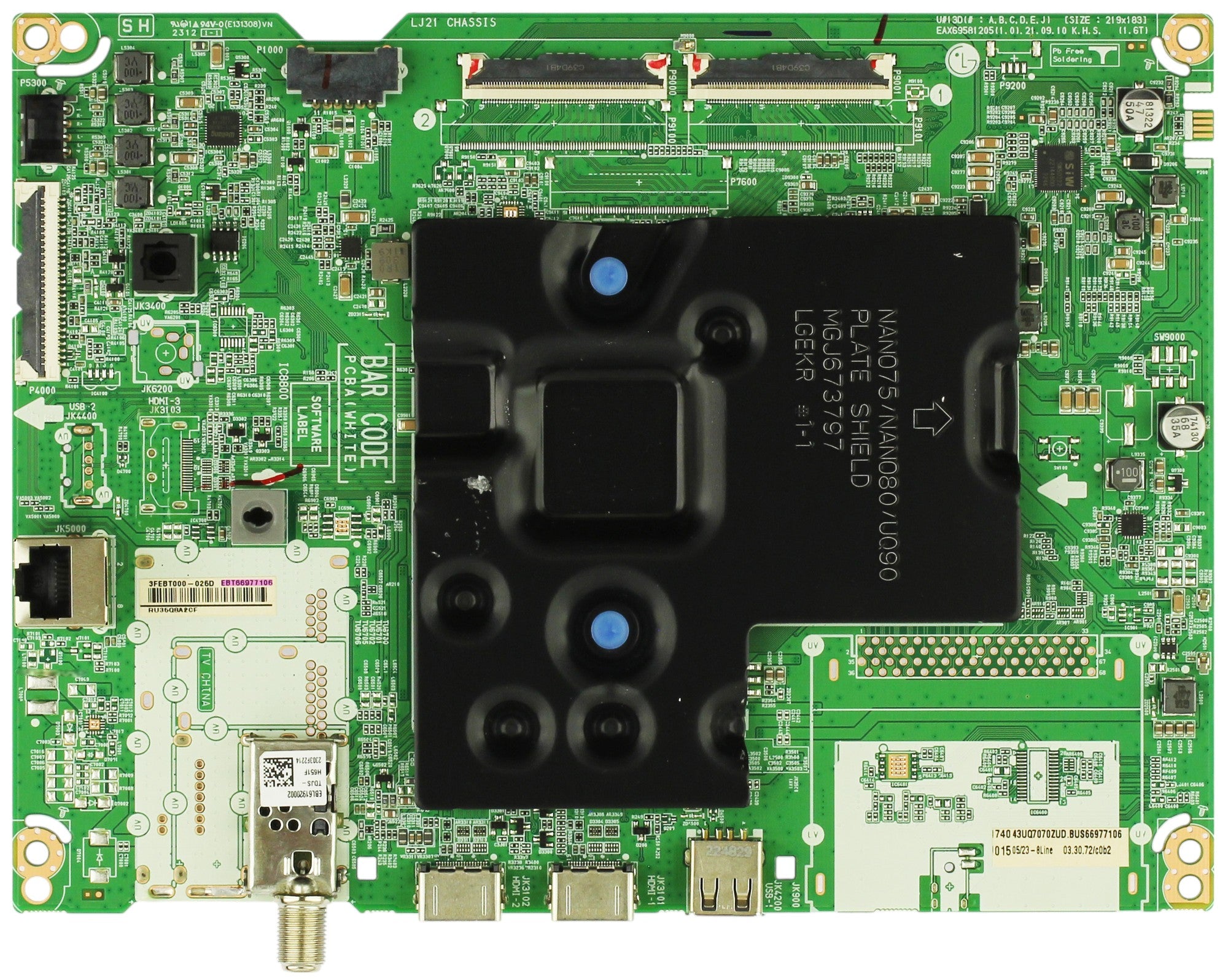 EBT66977106 LG Main Board for 43UQ7070ZUD.BUSFLKR
