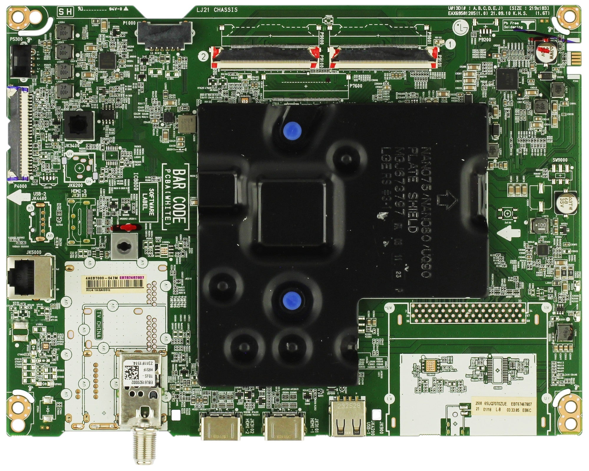 LG EBT67467807 Main Board for 65UQ7070ZUE.BUSULKR