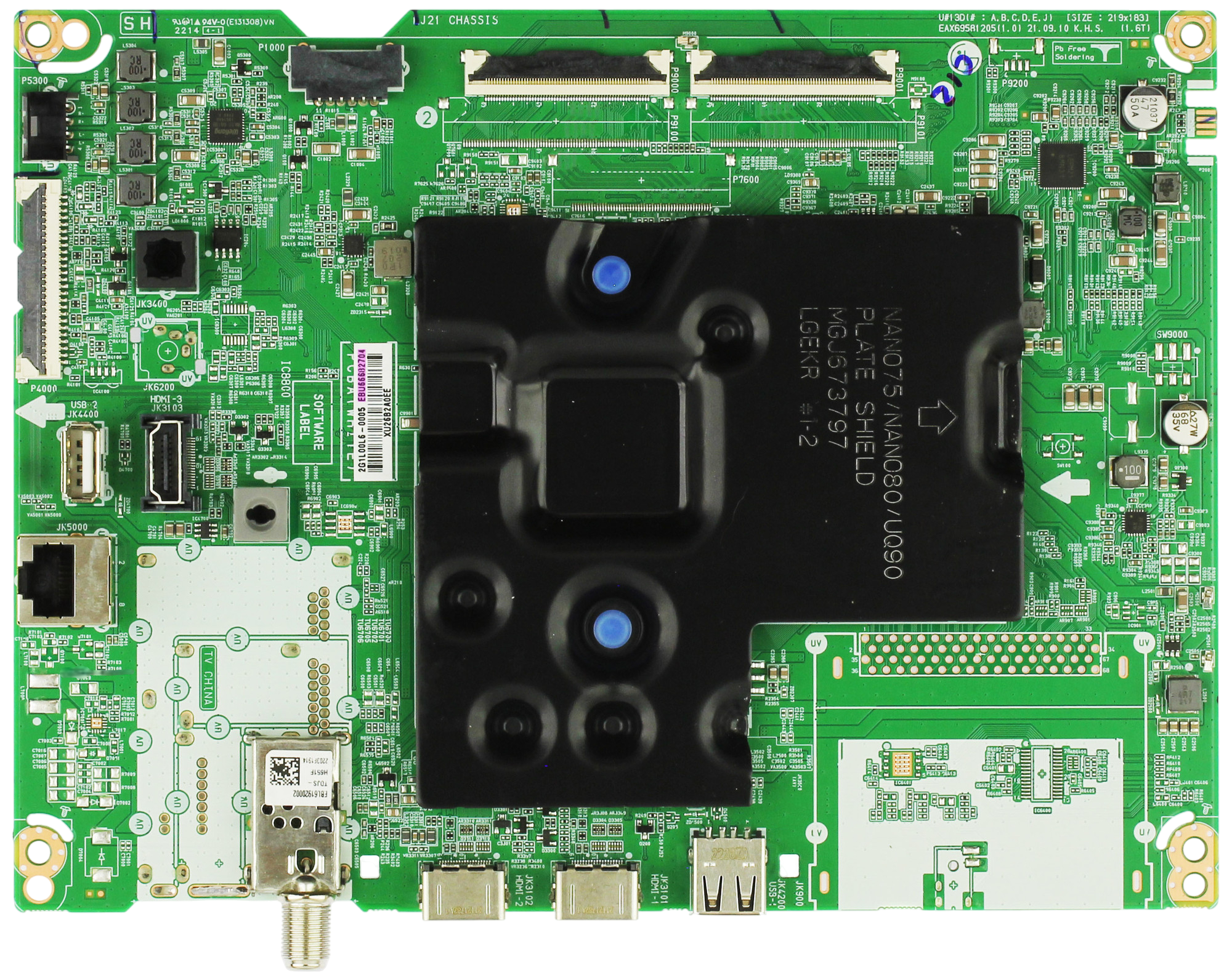 EBU66682704 LG Main Board, EAX69581205(1.0), BUSYLJM, 43UQ9000PUD