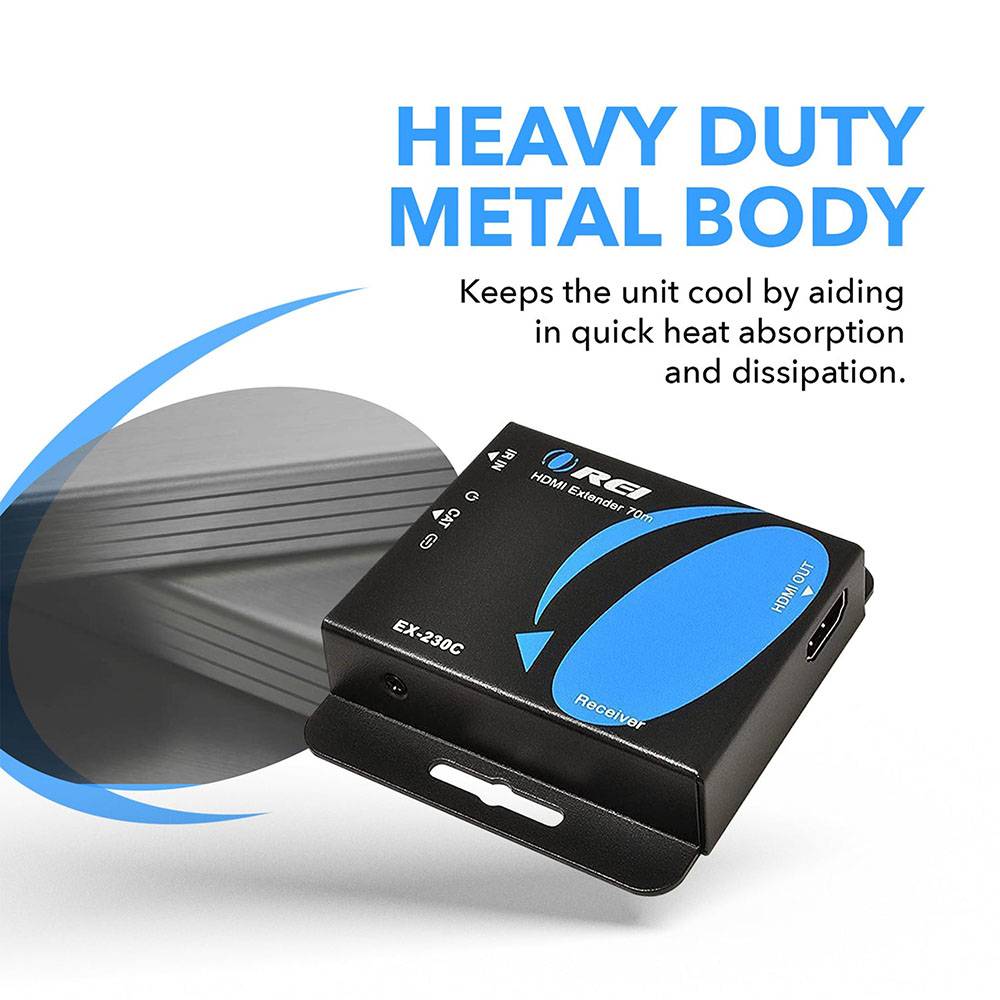 4K@30hz HDMI™ Extender (Loop, IR) - 130ft (cat6)-EX-230C