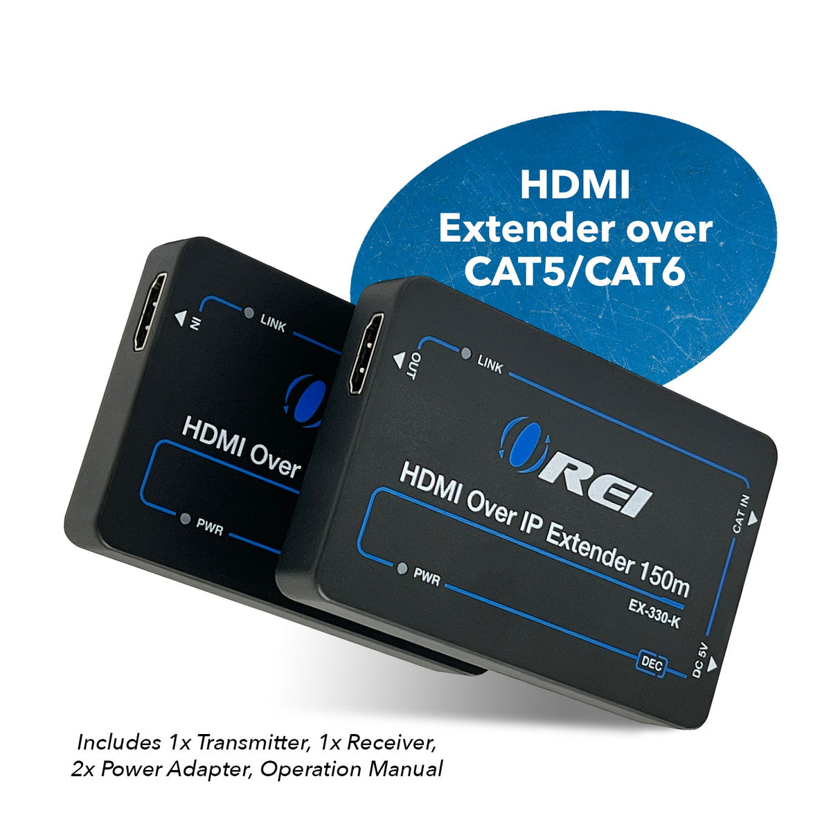 1080p HDMI™ Extender (Over IP) - 500ft (cat6) (EX-330-K)