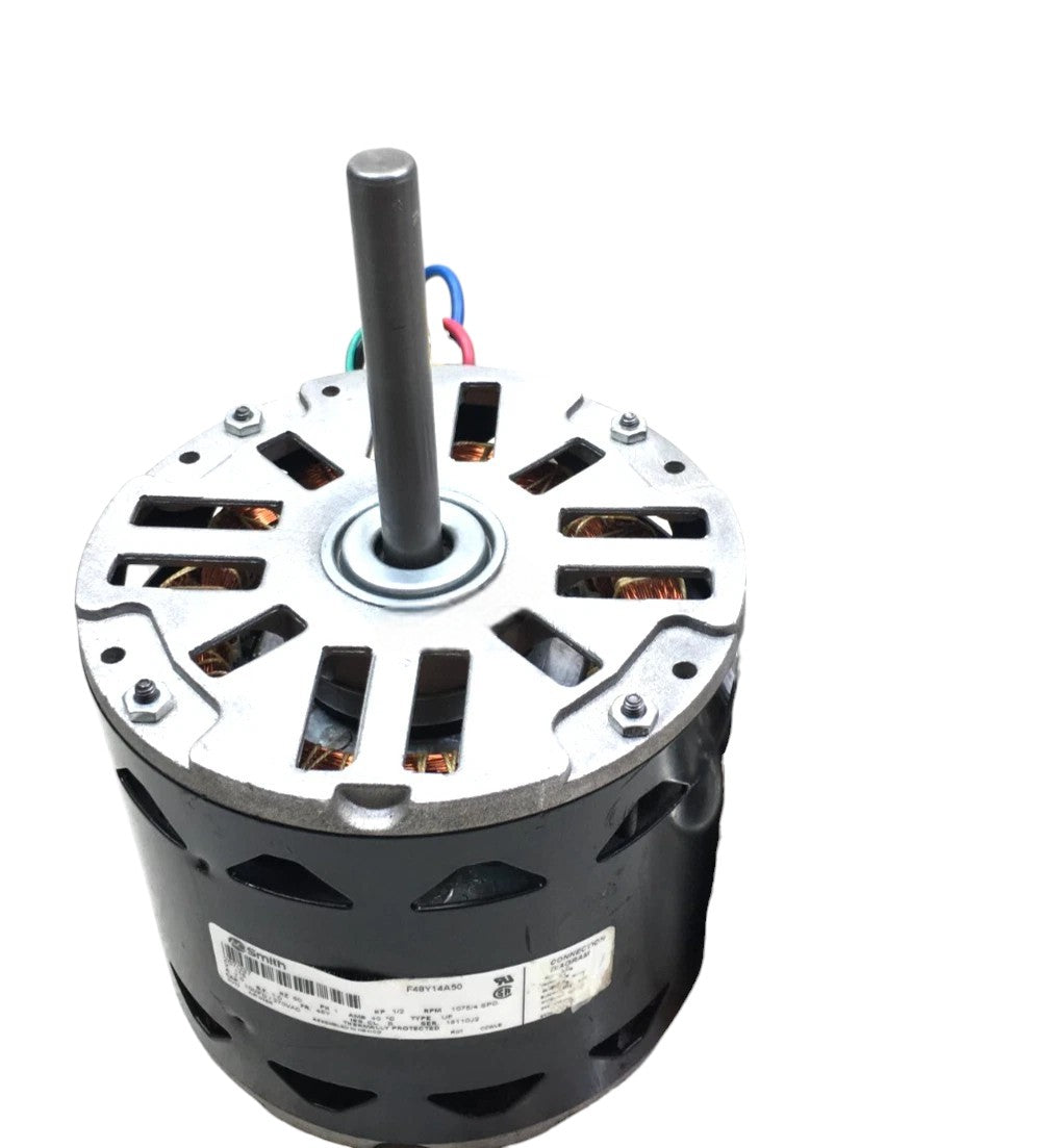 F48Y14A50 A O Smith Blower Motor 267037 1/2HP 115V 1075RPM/4SPD (Refurbed)