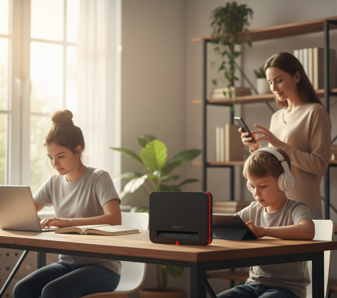 FX20 Wi-Fi Router with SmartWeb Filter Protection & Defense-in-Depth Security