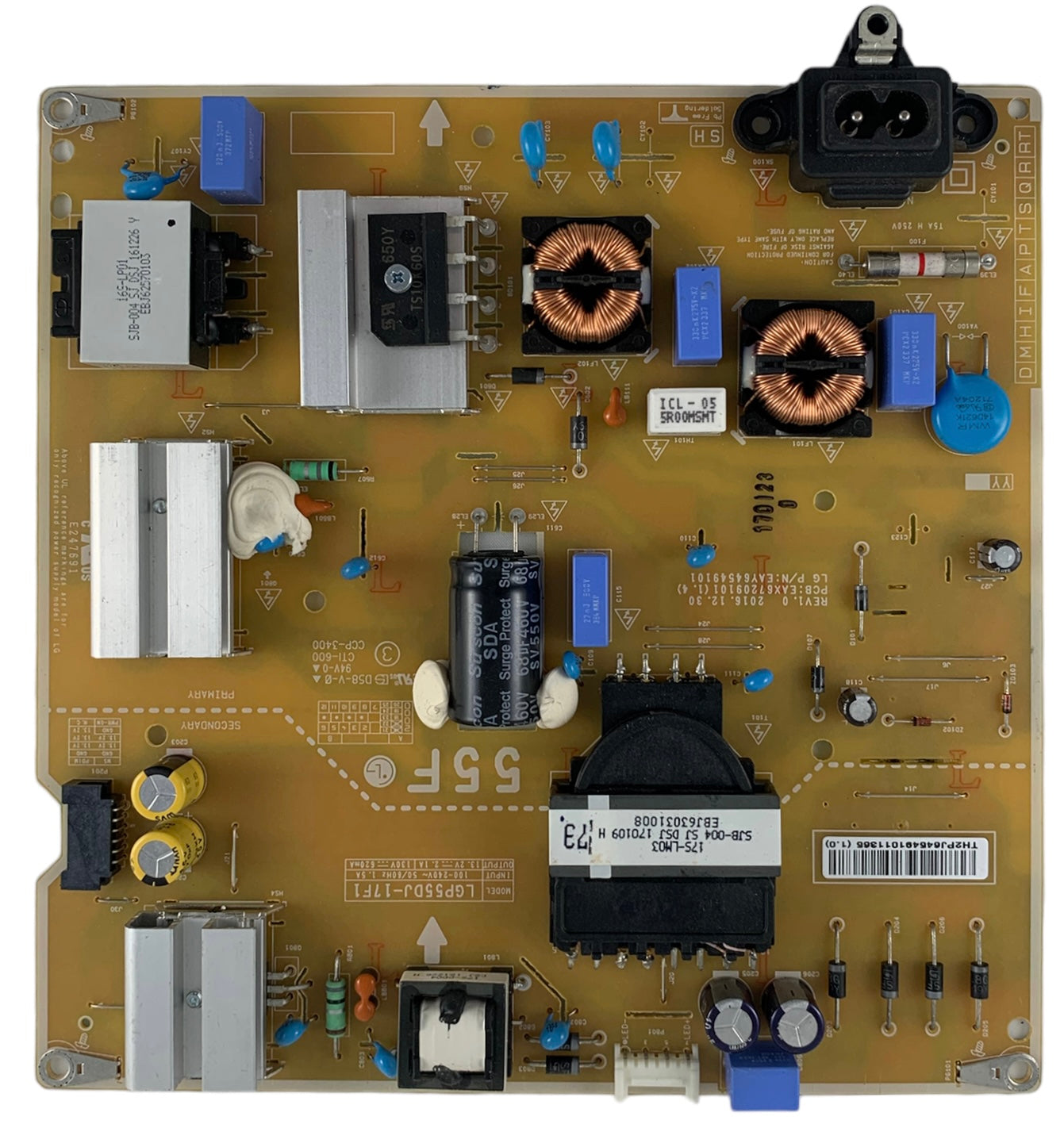 LG EAY64549101 Power Supply 55LJ5500-UA.BUSYLJR