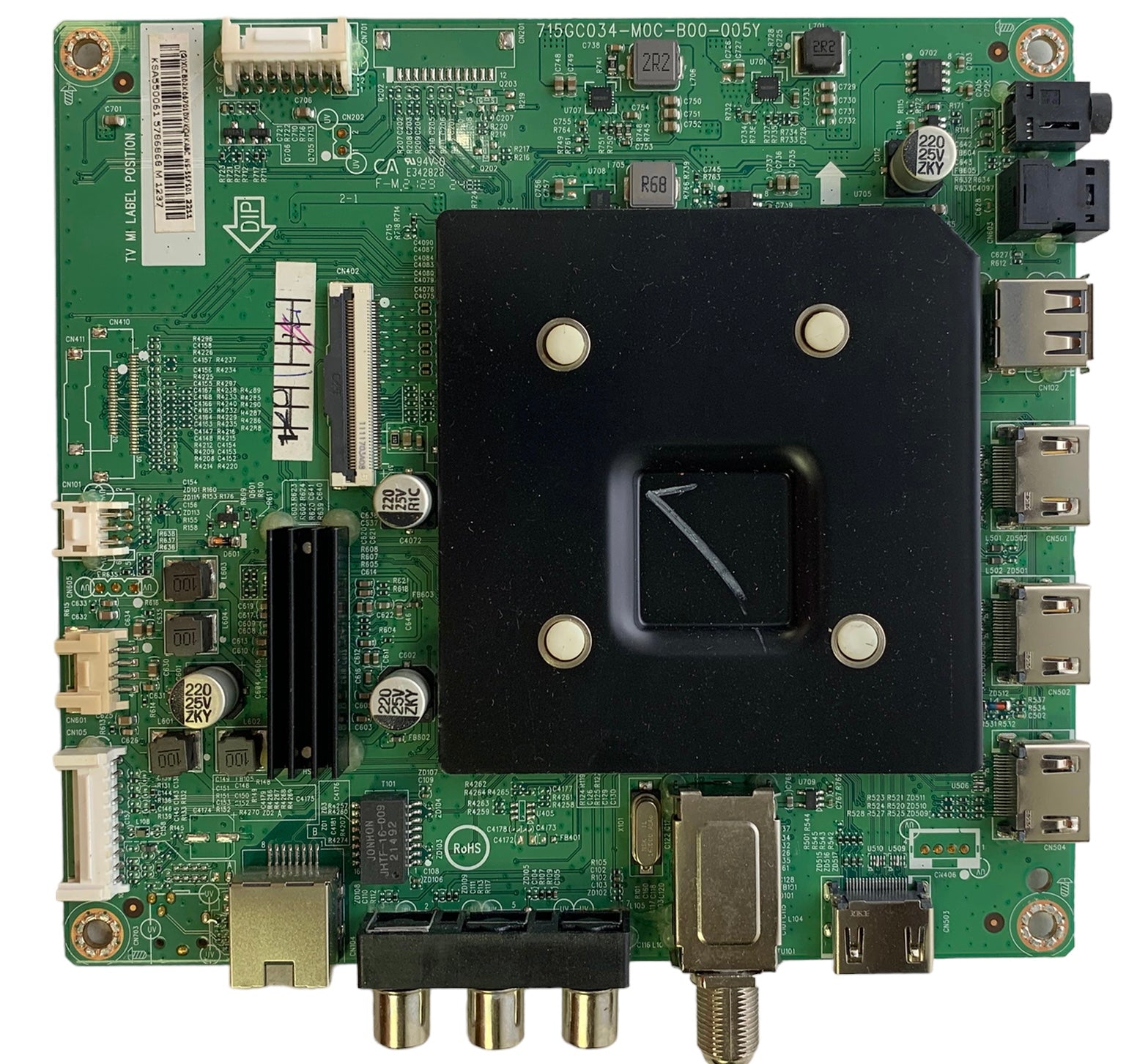 Insignia 756TXLCB02K067010X Main Board for NS-55F501NA22 REV B