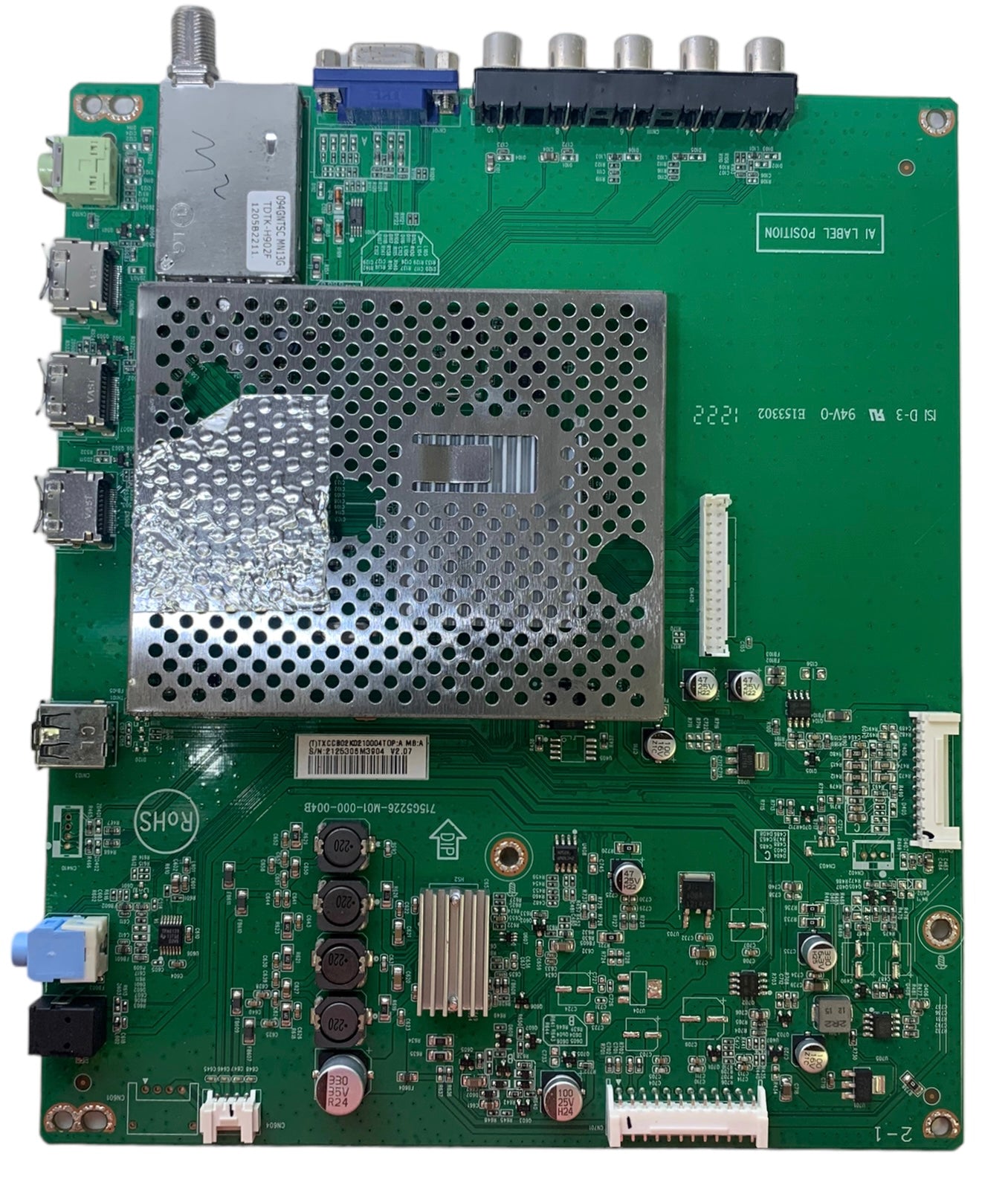 Vizio CBPFTXCCB02K021 Main Board for E321VT