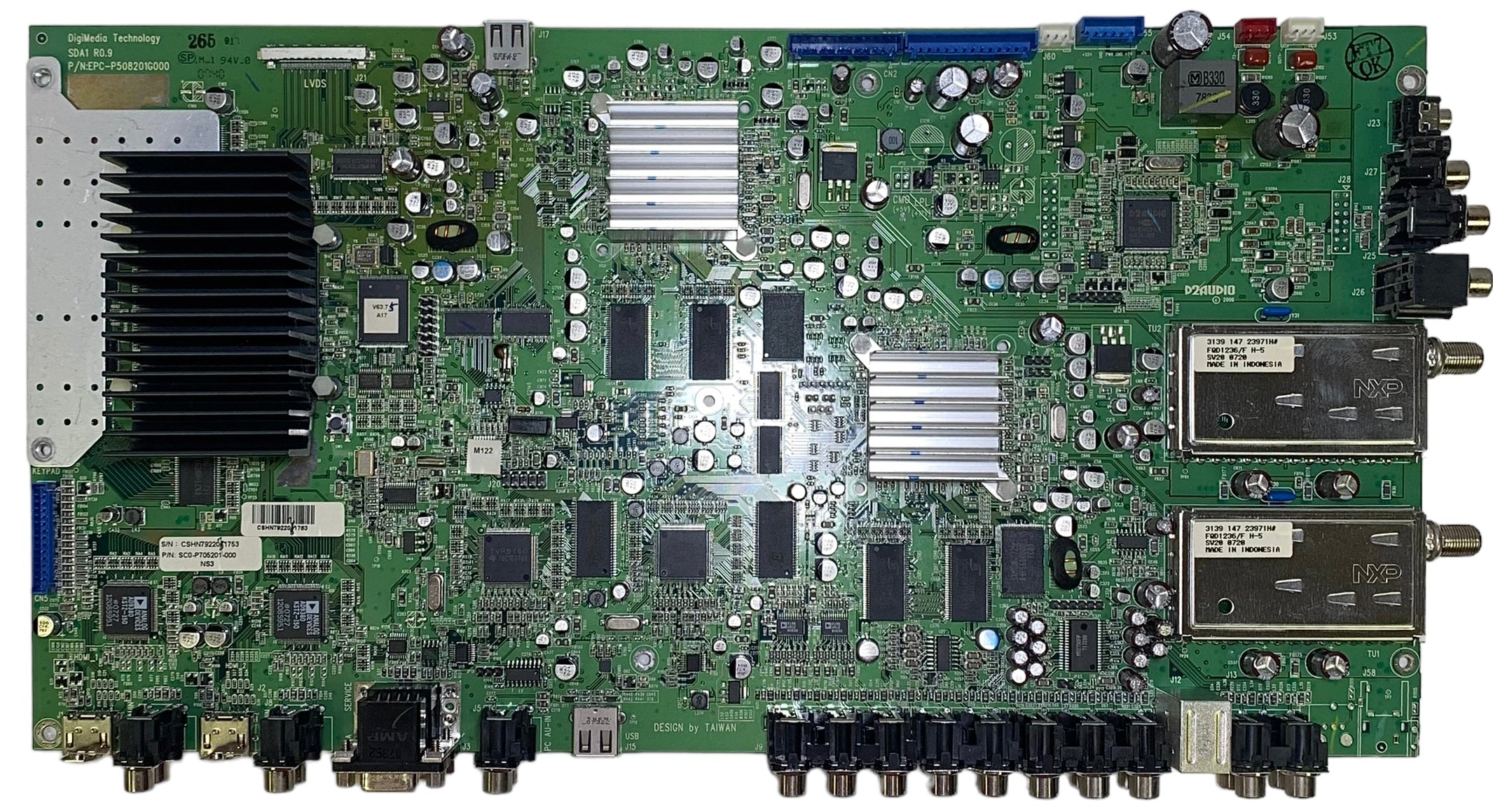 Olevia SC0-P705201-000 Main Board for 265FHD-T11