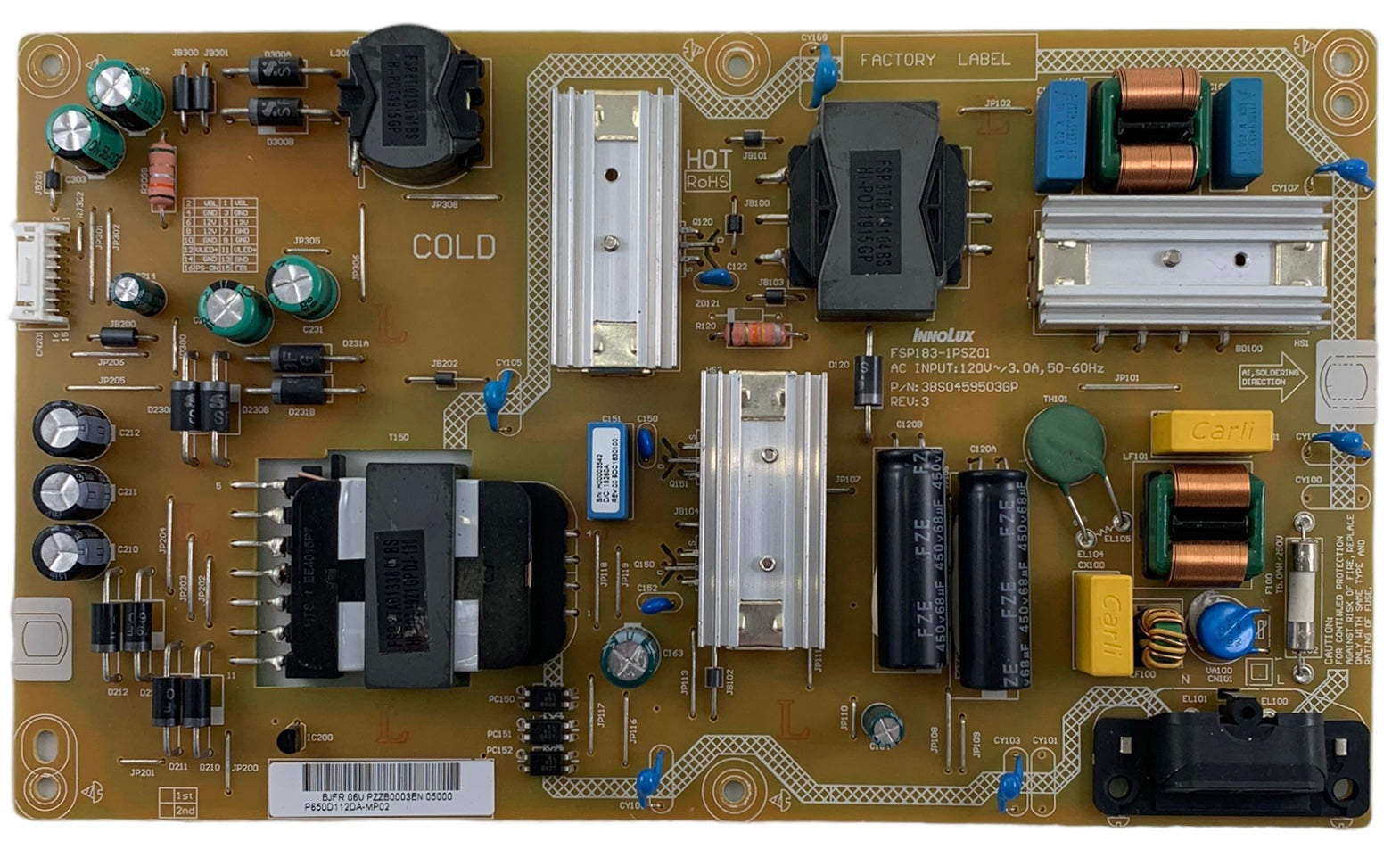 Vizio 6M04B0000W000 (P650D112DA-MP02) Power Supply for V655-G9