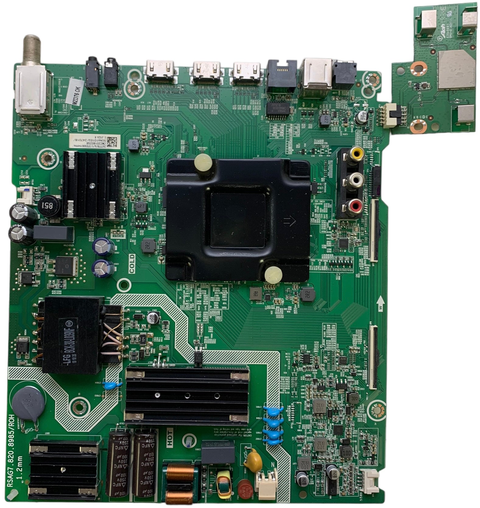 Hisense Main Board/Power Supply 247018 for 50A6101EU 50H6570F (See note)