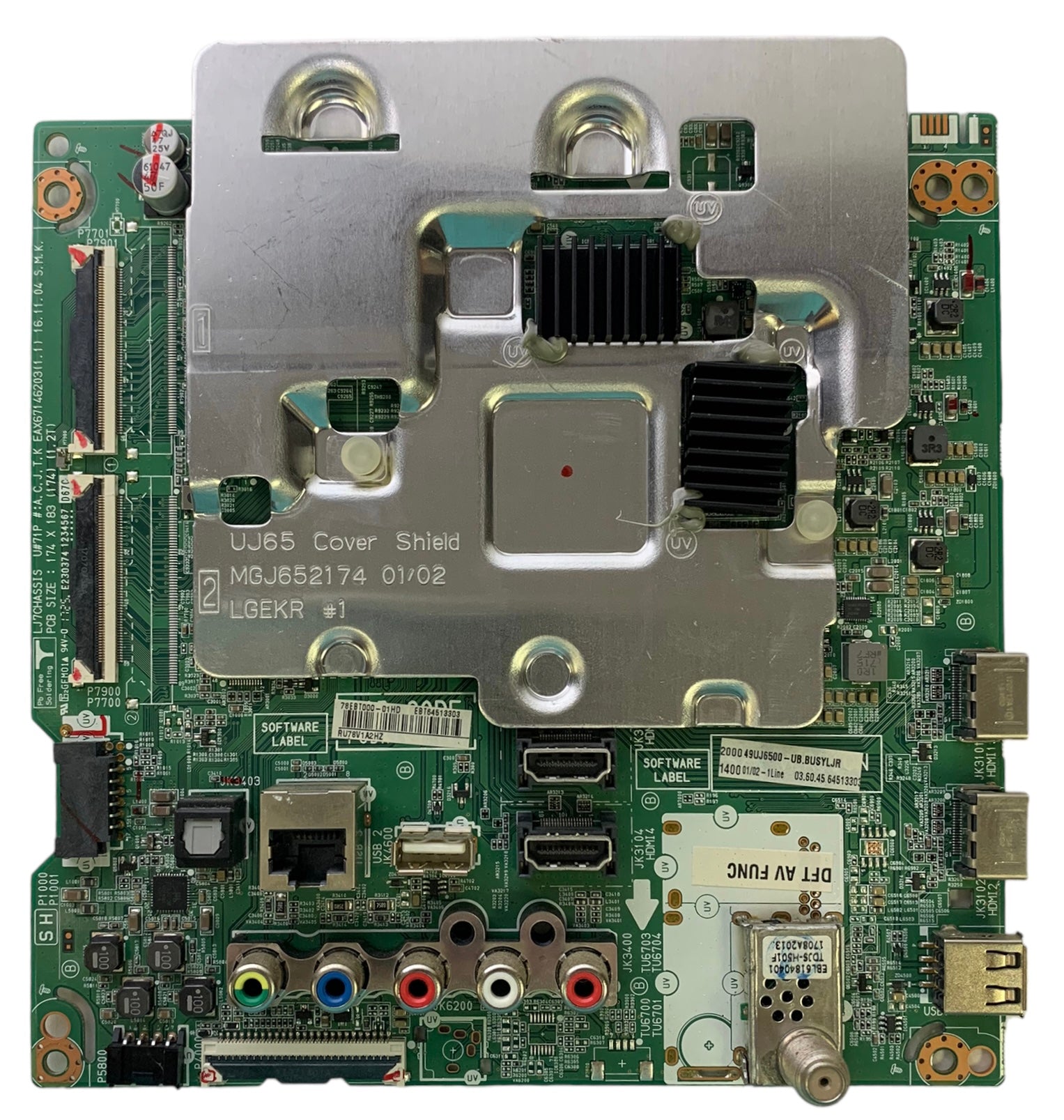 LG EBT64513303 Main Board for 49UJ6500-UB.BUSYLJR