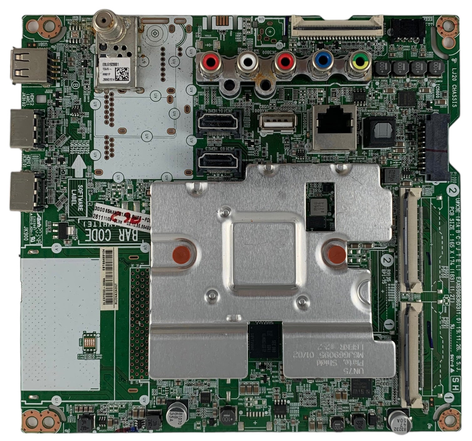 LG EBT66493104 Main Board for 65NAN081ANA.BUSTLOR