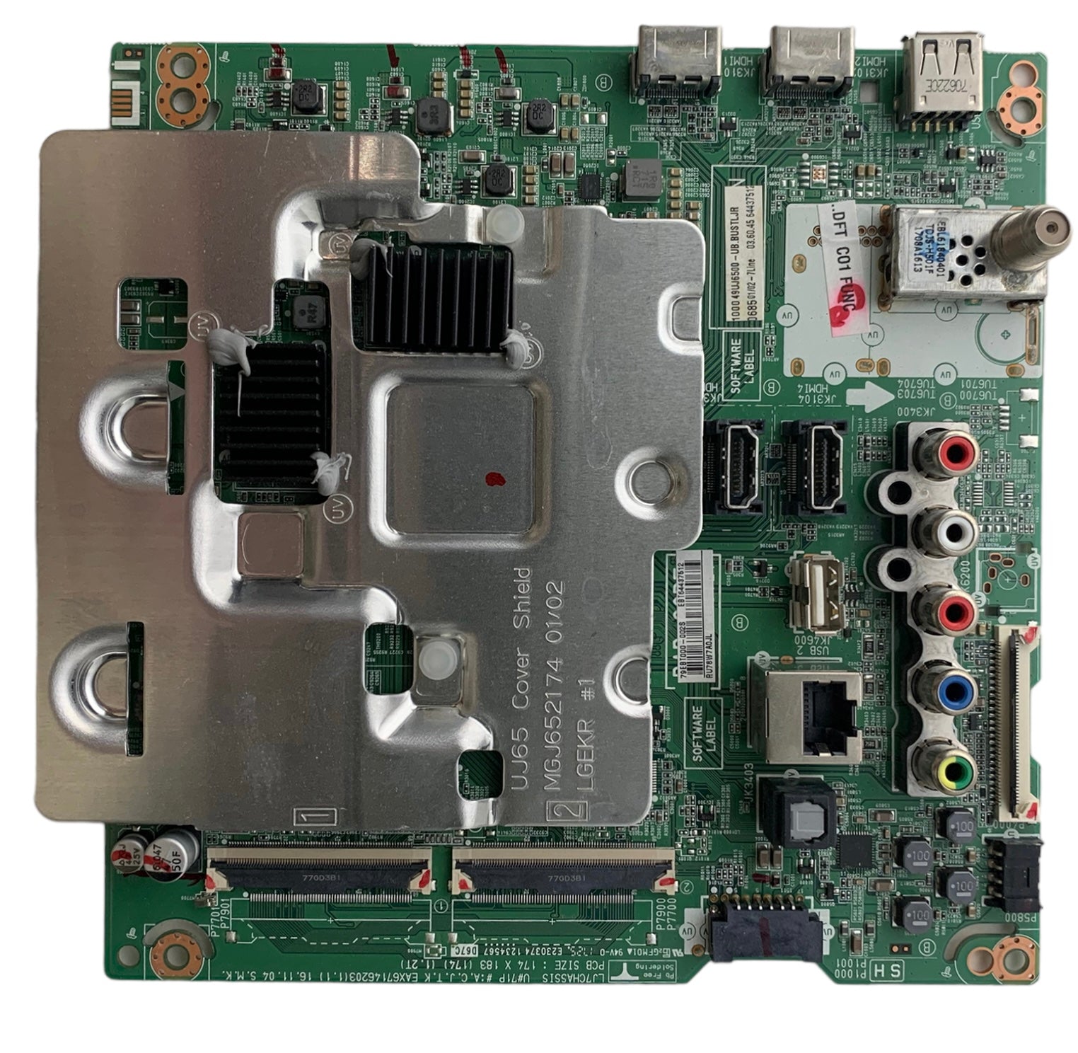 LG EBT64437512 Main Board for 49UJ6500-UB.BUSTLJR