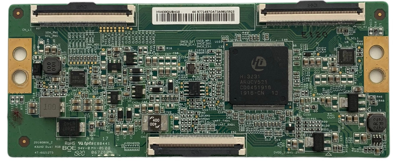 HV430QUBH10 Vizio T-Con Board