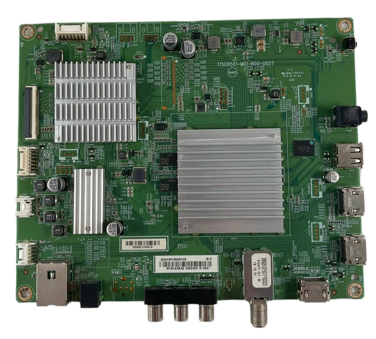 Element 756TXICB01K004 Main Board for E4SW6518RKU (SEE NOTE)