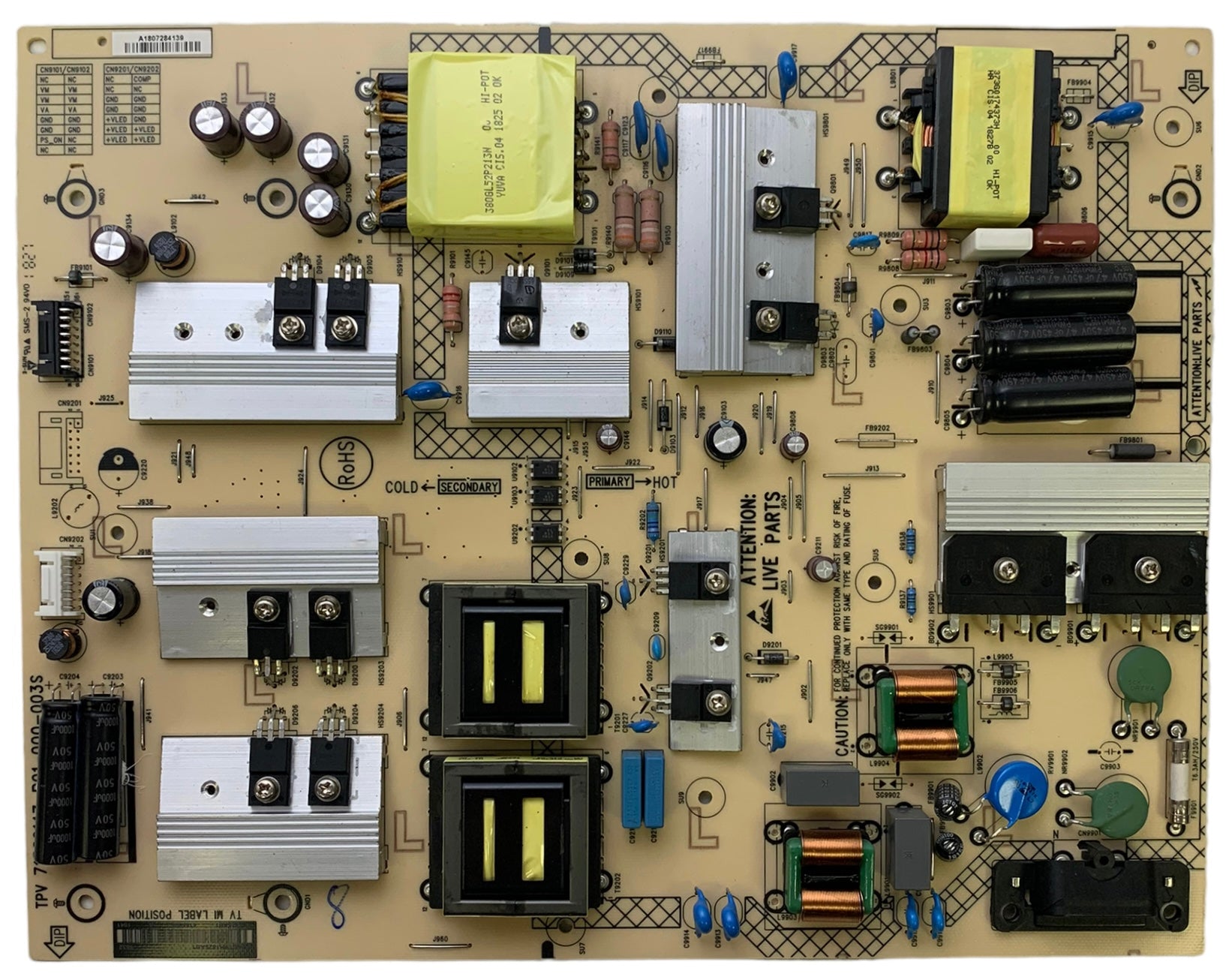 Vizio ADTVH1825AB1 Power Supply Board