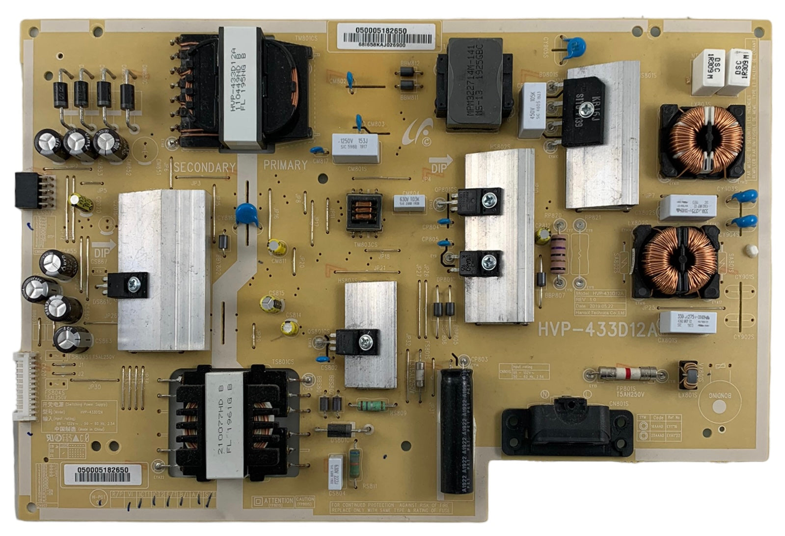 Vizio 0500-0518-2650 Power Supply Board