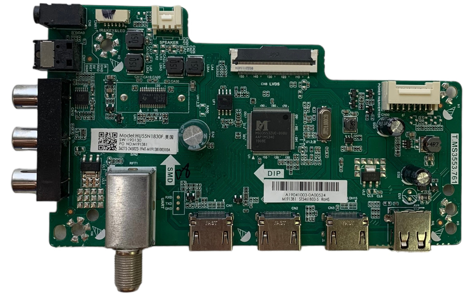 Insignia 245023 Main Board for NS-55D420NA20 (REV. A)