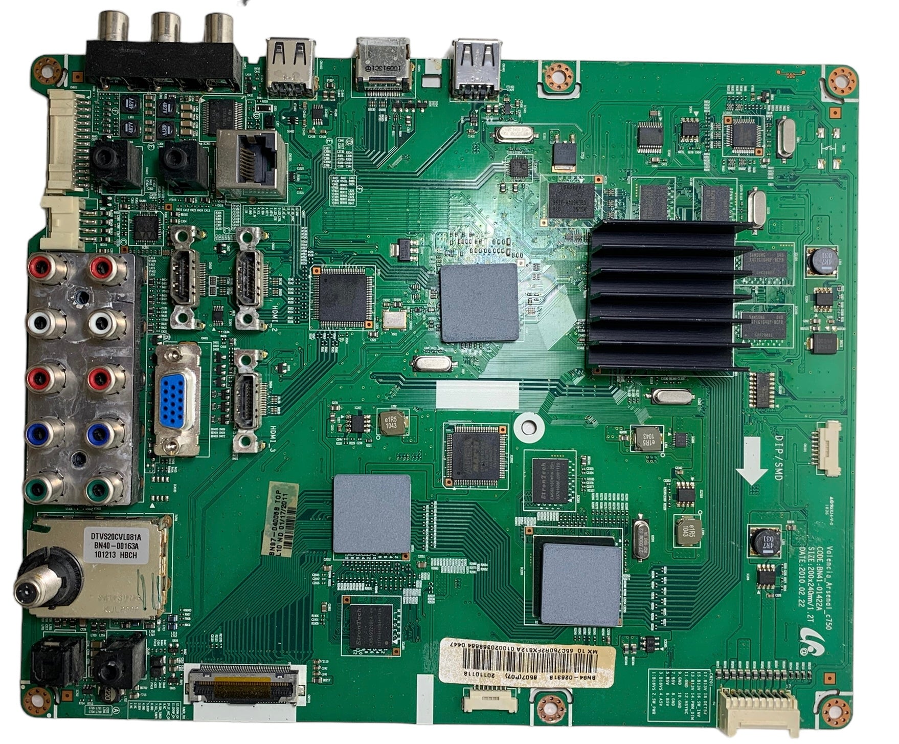 Samsung BN94-02631B Main Board for LN55C750R2FXZA