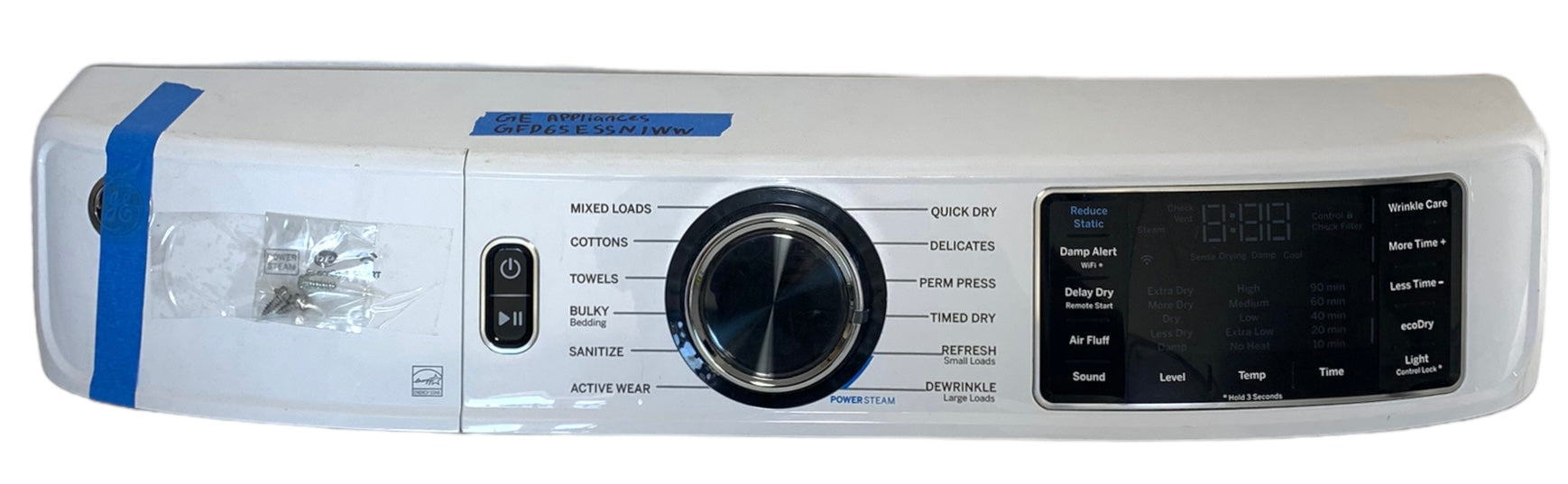 GE Dryer 308D1701G002 Control Board w/ Control Panel 308D1825P003