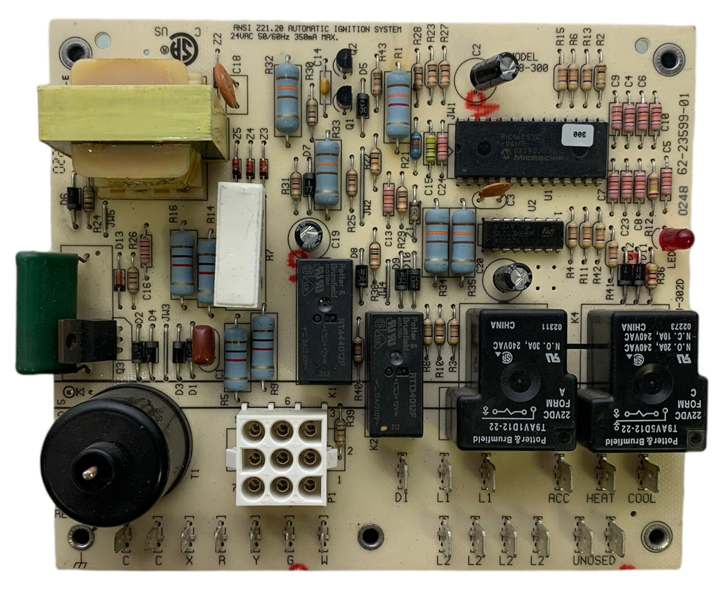 Rheem 62-23599-01 OEM Furnace Control Board