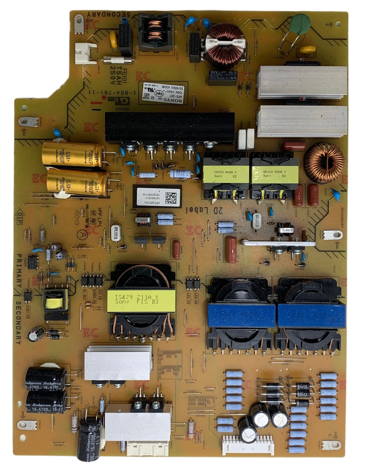 Sony 1-474-619-11 Power Supply for XBR-65X930C