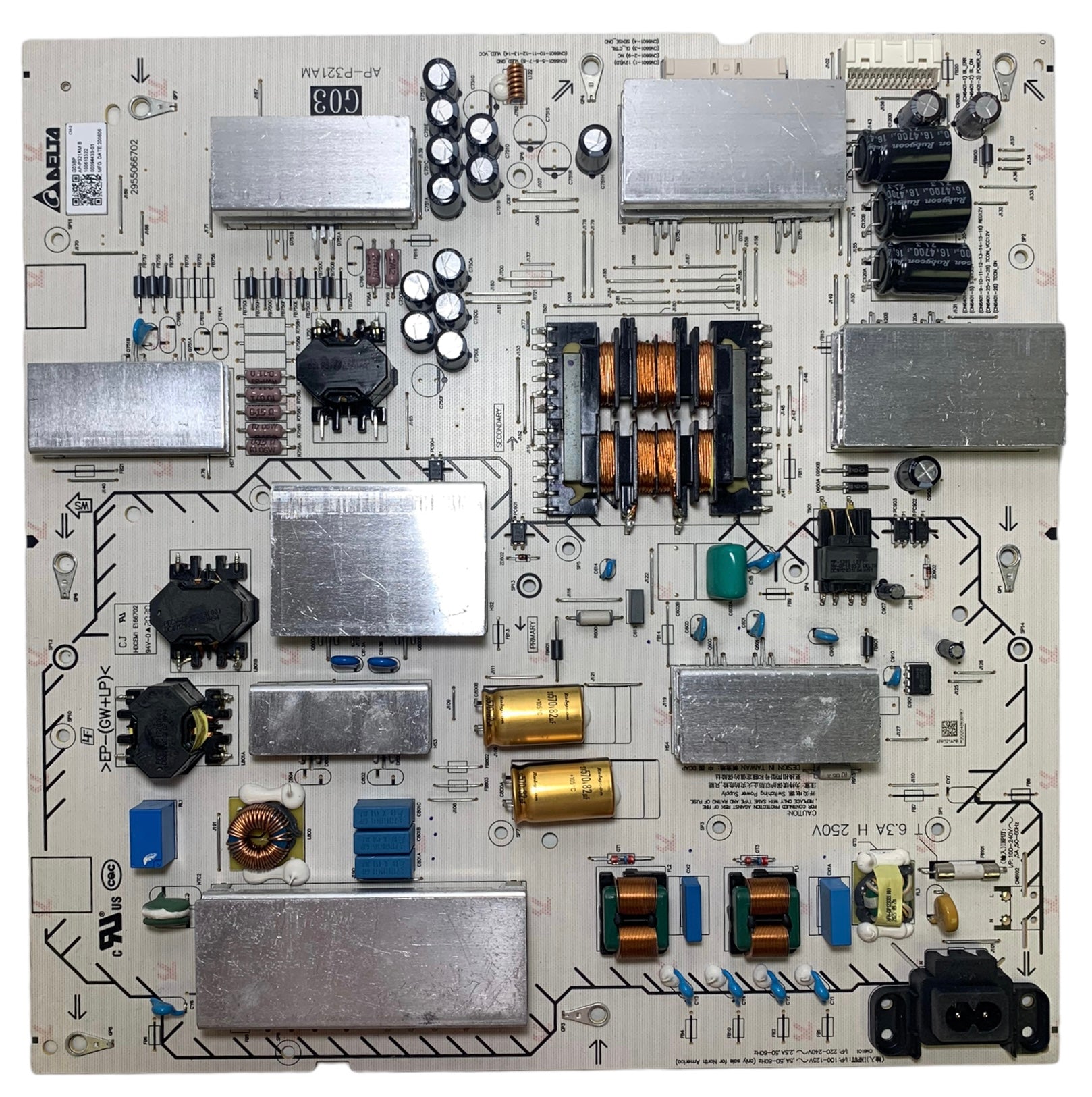 Sony 1-006-133-23 / 1-006-133-22 G03BP Power Supply Board