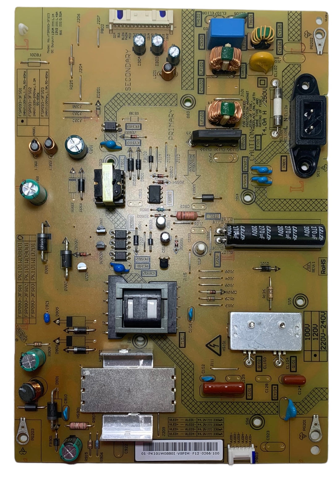 Toshiba PK101W0880I Power Supply for 40I310U