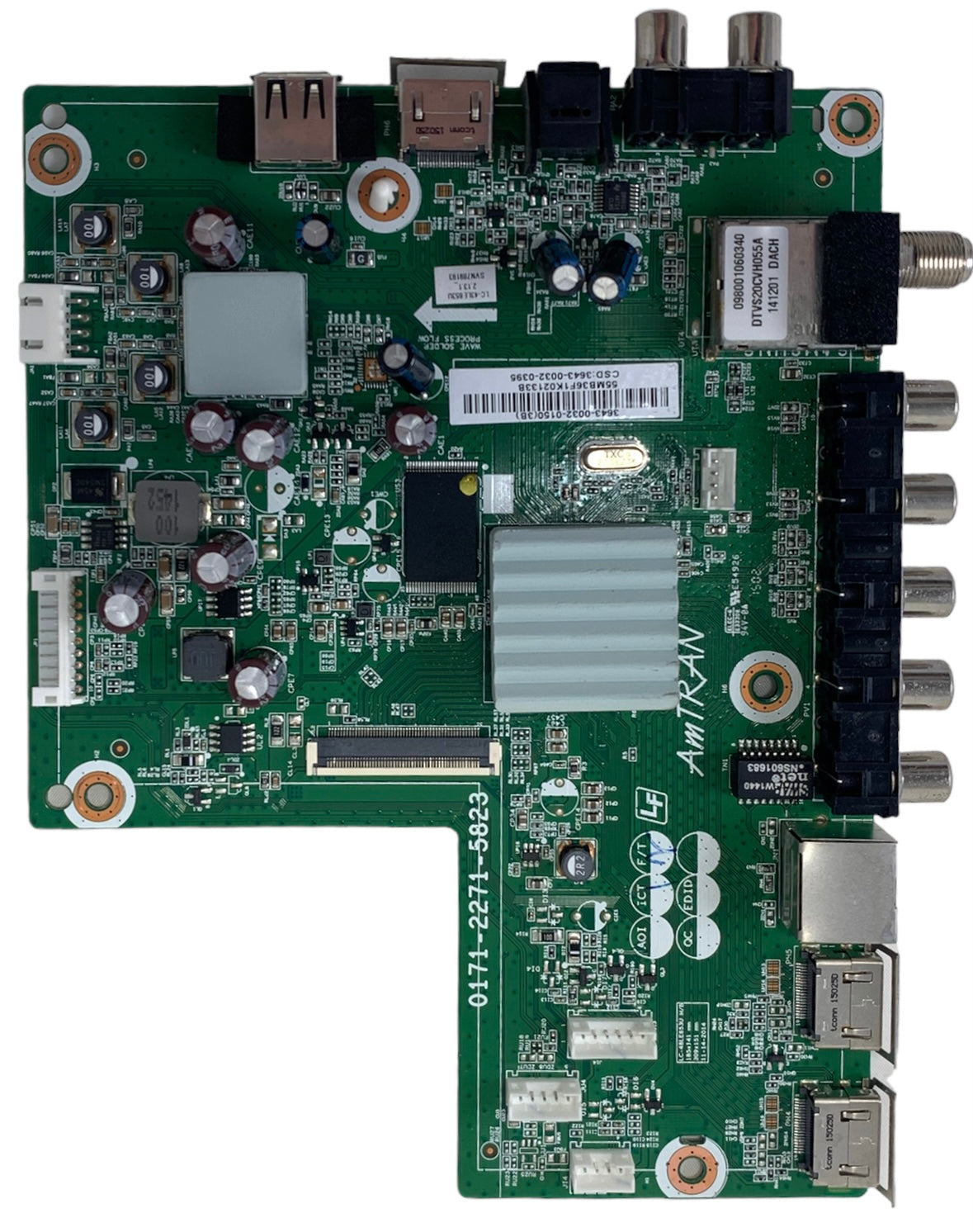 Sharp 3643-0032-0150 (9LE364300320395) Main Board for LC-43LE653U