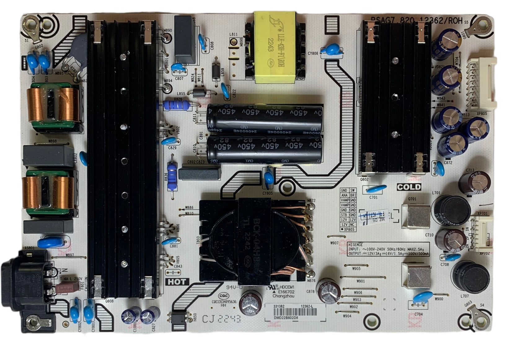 Hisense 331382 Power Supply / LED Driver Board