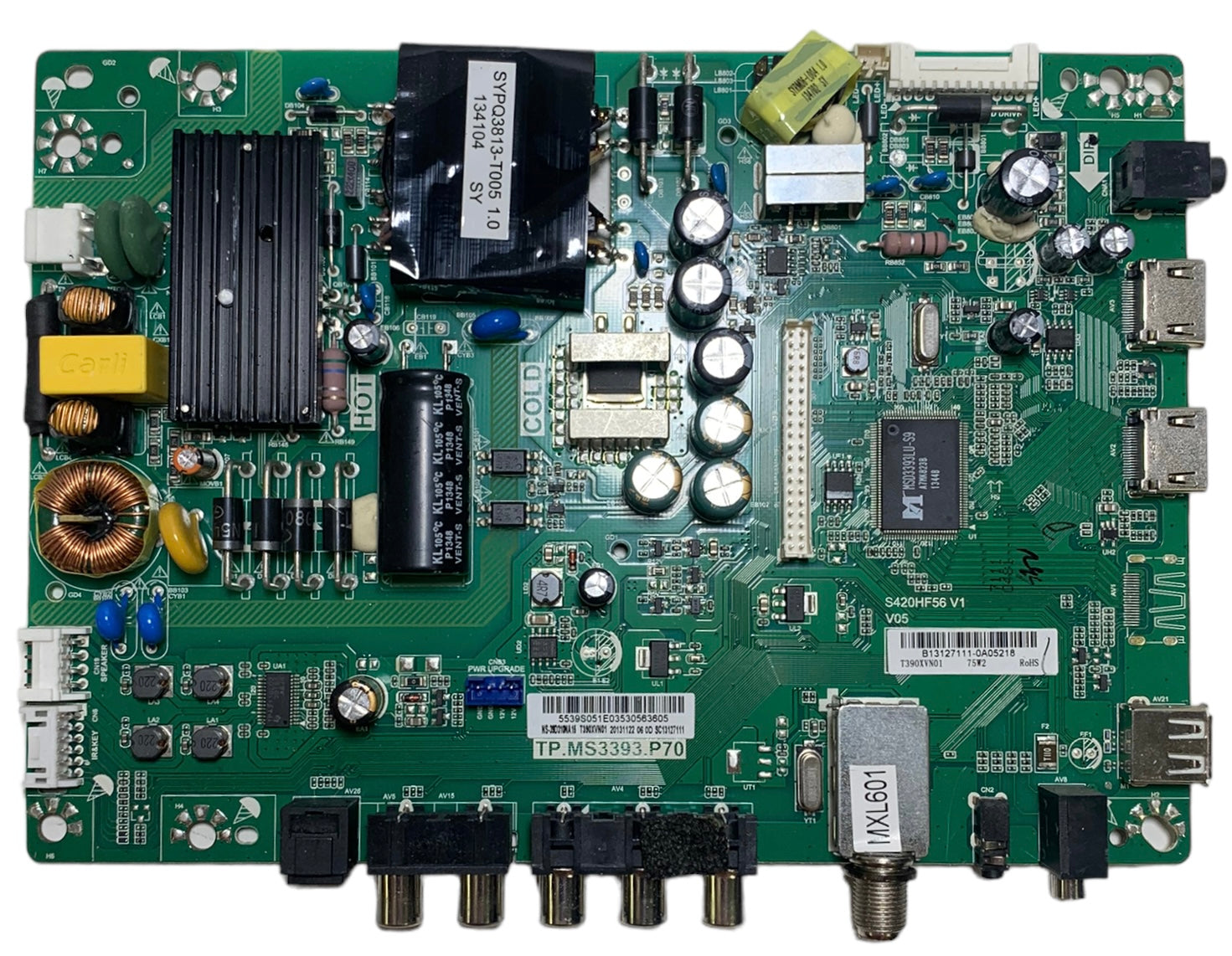 Insignia 55.39S05.1E0 Main Board / Power Supply