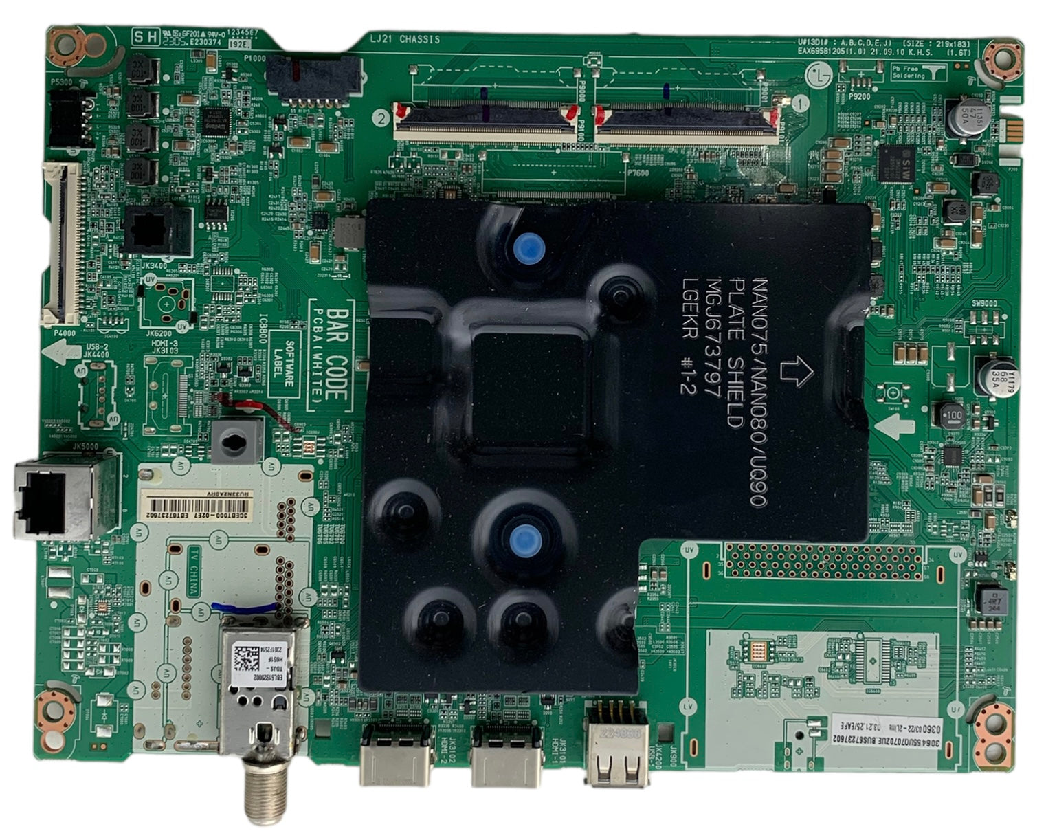 LG EBT67237602 Main Board for 55UQ7070ZUE