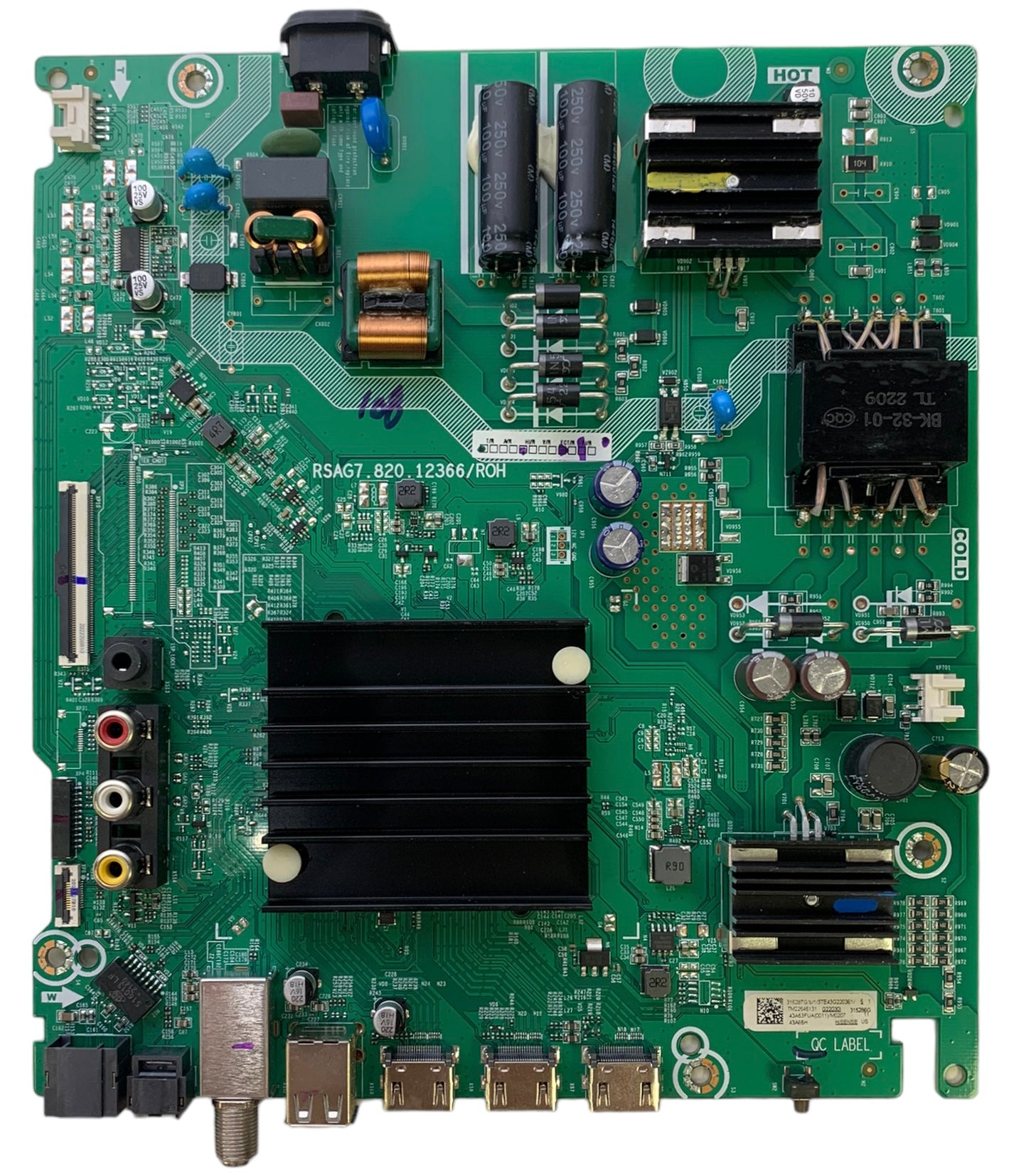 Hisense 315287 315286 Main Board 43A65H