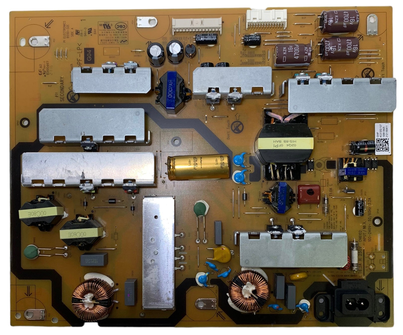 Sony 1-006-134-25 Power Supply for XR-55X90J