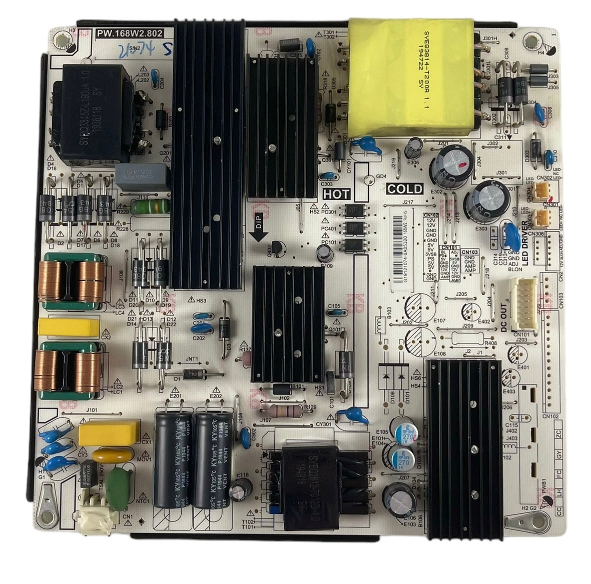 Sceptre PW.168W2.802 Power Supply/LED Driver Board