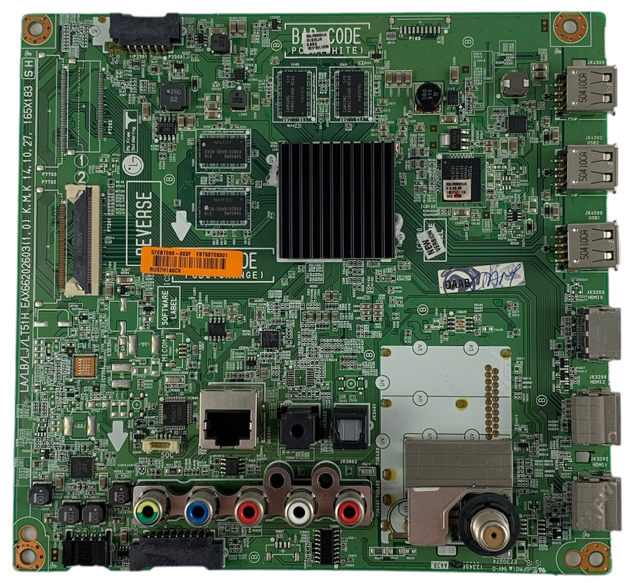 LG EBT63709301 Main Board for 55LF6300-UA.BUSDLJR (SEE NOTE)