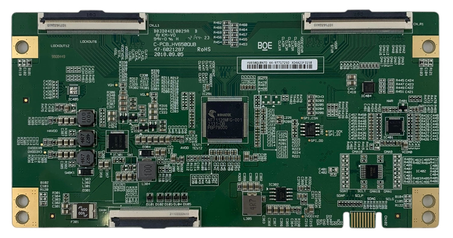 Philips HV650QUBN7D 44-9771725 UPB000BEG034 T-Con Board