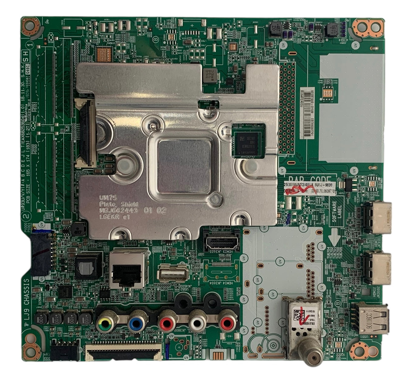 LG EBT66097701 Main Board for 50UM7300PUA.BUSJLJR