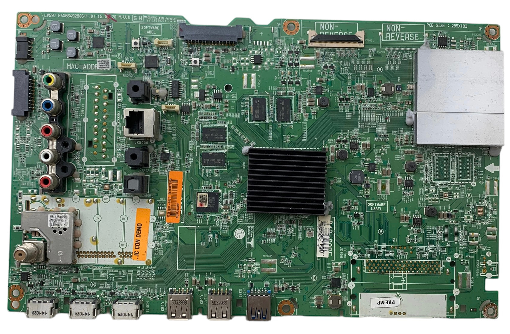 LG EBT63972503 Main Board for 50UF8300-UA
