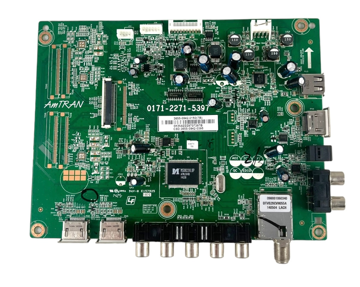 JVC 3655-0942-0395 Main Board for EM55FTR