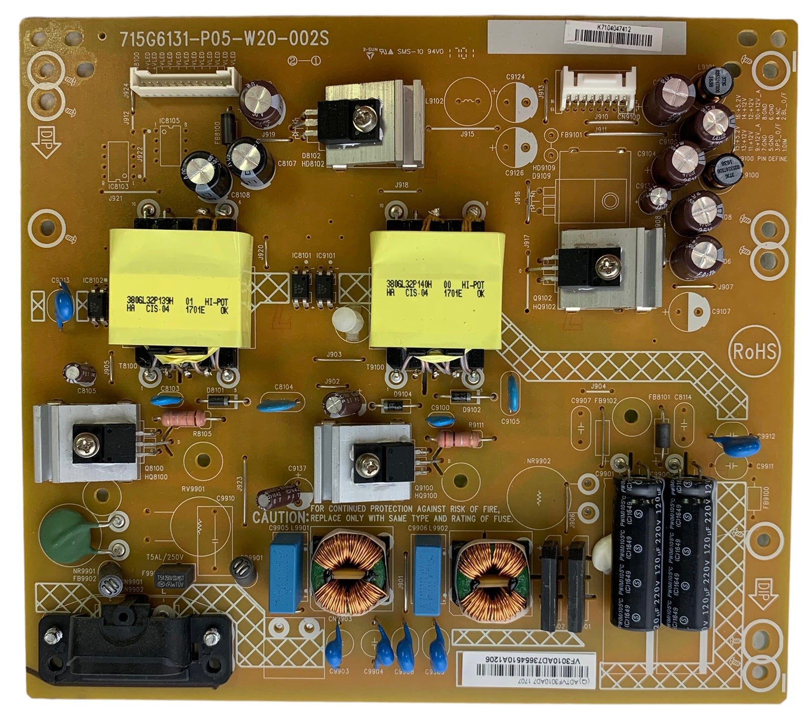 Vizio ADTVF3010AD7 Power Supply