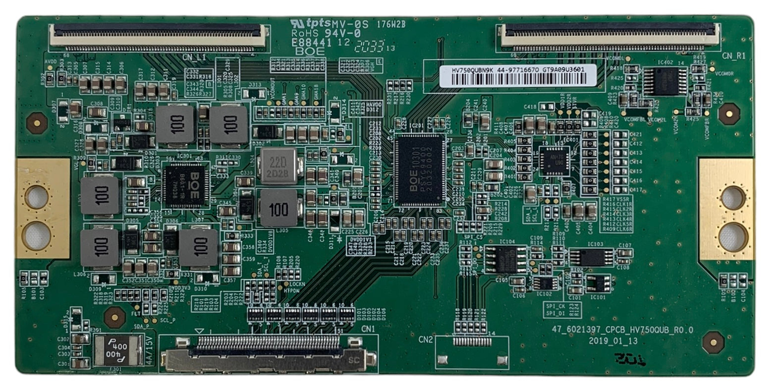 Sony 1-009-498-12 (HV750QUBN9K) T-Con Board