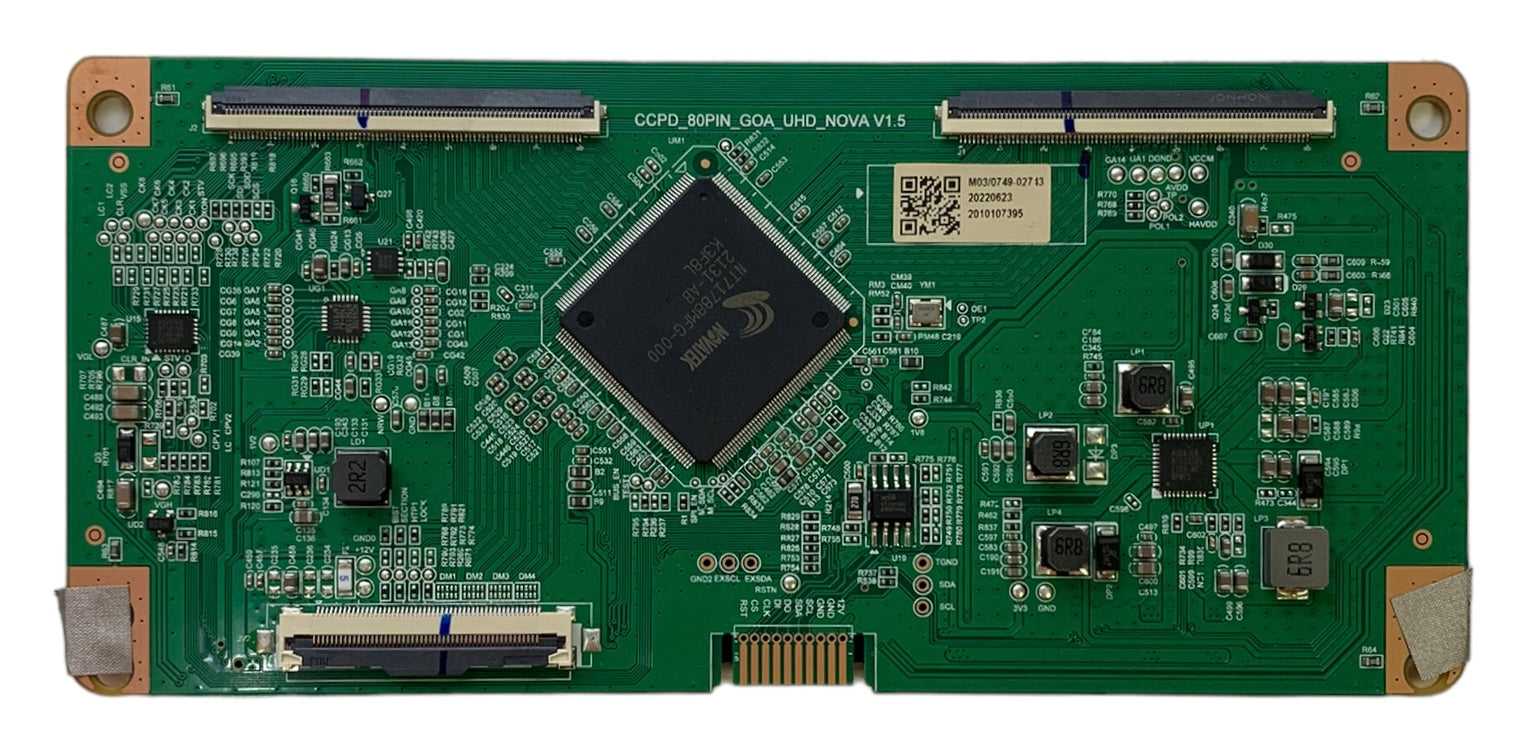 RCA 513C4957M03 CCPD_80PIN_GOA_UHD_NOVA V1.4 T-Con Board (58-inch models ONLY)